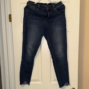 Kut from the Kloth Midnight Blue Cropped Jeans